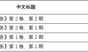 【原文珍藏】JEMEAA 欧非与中东事务期刊系列资料