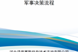 【新书上架】军事决策流程