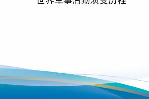 【新书上架】世界军事后勤演变历程